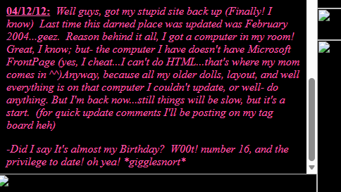 Wayback Machine screenshot
